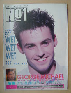 No 1 Magazine - Marti Pellow cover (13 June 1987)