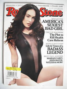 Rolling Stone magazine - Megan Fox cover (1 October 2009)