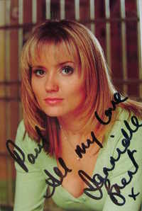 Dannielle Brent autograph (ex Bad Girls actor)