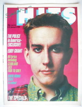Smash Hits magazine - Terry Hall cover (8-21 January 1981)
