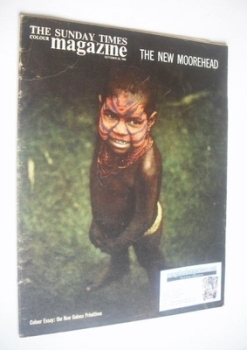 The Sunday Times magazine - The New Guinea Primitives cover (20 October 1963)