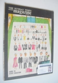The Sunday Times magazine - Guide To State Education cover (10 November 1963)