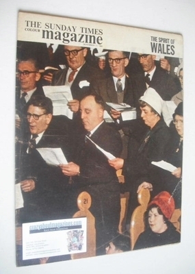 The Sunday Times magazine - The Spirit Of Wales cover (17 November 1963)