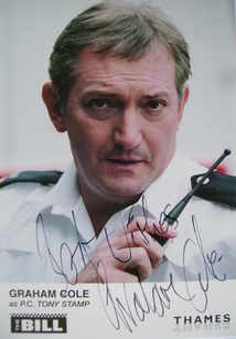 Graham Cole autograph (ex The Bill actor)