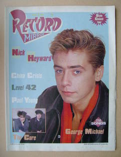 Record Mirror magazine - Nick Heyward cover (29 October 1983)