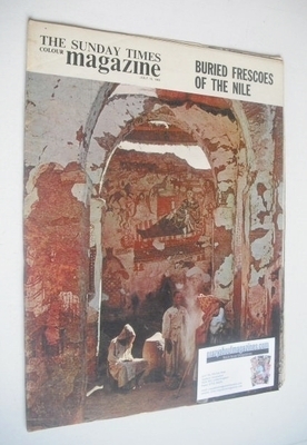 The Sunday Times magazine - Buried Frescoes Of The Nile cover (14 July 1963)