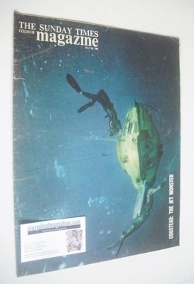 The Sunday Times magazine - Cousteau, The Jet Monster cover (28 July 1963)