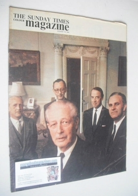 The Sunday Times magazine - The Men Behind Macmillan cover (18 August 1963)