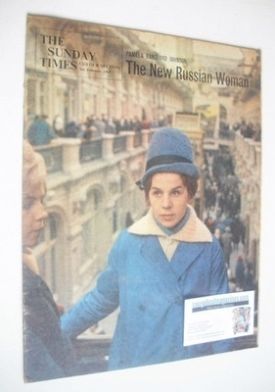 The Sunday Times magazine - The New Russian Woman cover (3 February 1963)