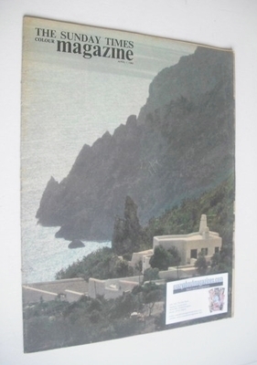 The Sunday Times magazine - Mediterranean Coastline cover (7 April 1963)