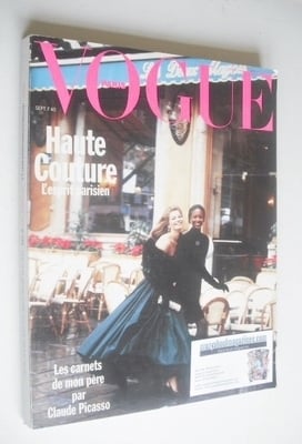 <!--1989-09-->French Paris Vogue magazine - September 1989 - Cordula Reyer 