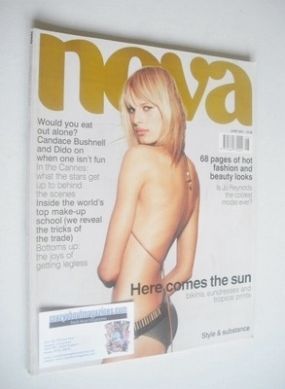 <!--2001-06-->Nova magazine - June 2001 - Karolina Kurkova cover