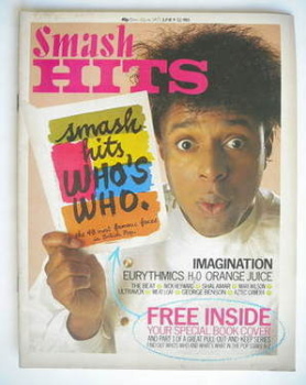 Smash Hits magazine - Leee John cover (9-22 June 1983)