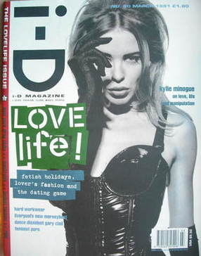 i-D magazine - Kylie Minogue cover (March 1991 - Issue 90)