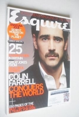 Esquire magazine - Colin Farrell cover (January 2005)