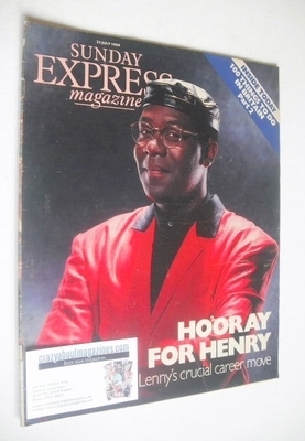 Sunday Express magazine - 23 July 1989 - Lenny Henry cover