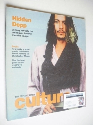 Culture magazine - Johnny Depp cover (20 November 2005)