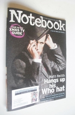 Notebook magazine - Matt Smith cover (22 December 2013)