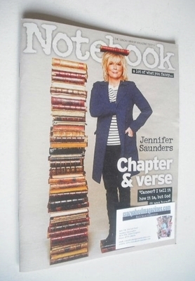 <!--2013-11-03-->Notebook magazine - Jennifer Saunders cover (3 November 20