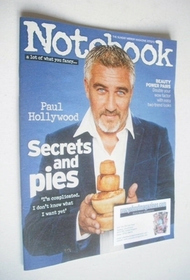 Notebook magazine - Paul Hollywood cover (27 October 2013)