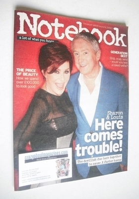 Notebook magazine - Sharon Osbourne and Louis Walsh cover (25 August 2013)