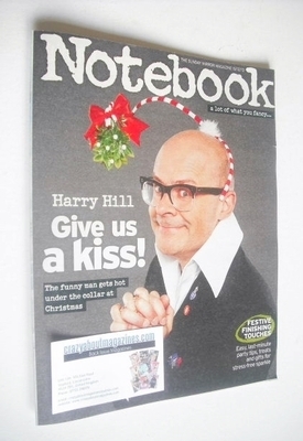 <!--2013-12-15-->Notebook magazine - Harry Hill cover (15 December 2013)