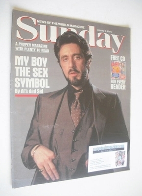 Sunday magazine - 9 January 1994 - Al Pacino cover