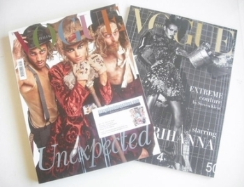 Vogue Italia magazine - September 2009 - Unexpected cover