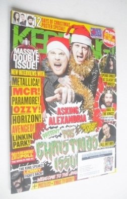 Kerrang magazine - Asking Alexandria cover (21 December 2013 - Issue 1497)