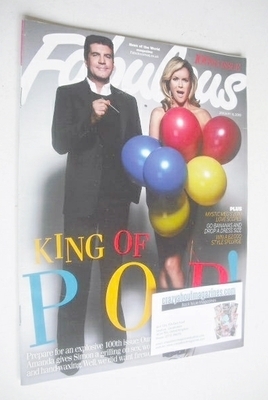 <!--2010-01-10-->Fabulous magazine - Simon Cowell and Amanda Holden cover (
