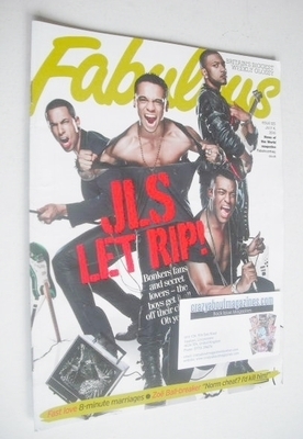 Fabulous magazine - JLS cover (4 July 2010)