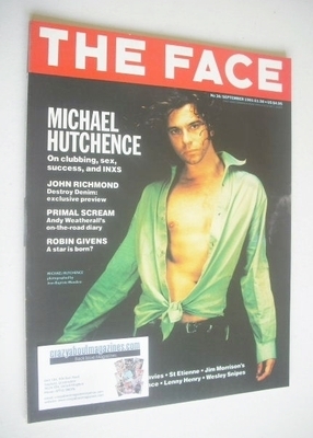 The Face magazine - Michael Hutchence cover (September 1991 - Volume 2 No. 36)