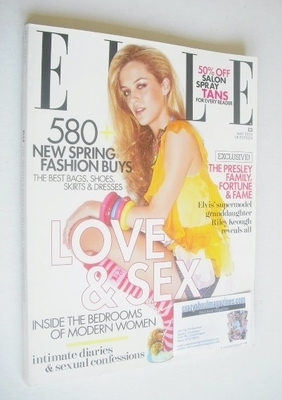 <!--2005-05-->British Elle magazine - May 2005 - Riley Keough cover