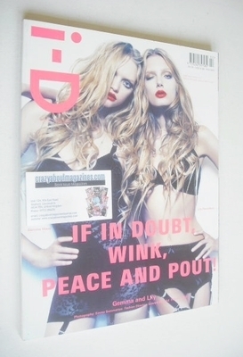 i-D magazine - Gemma Ward and Lily Donaldson cover (February 2008)