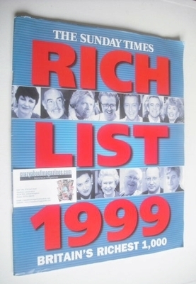 <!--1999-12-->The Sunday Times Rich List 1999 magazine