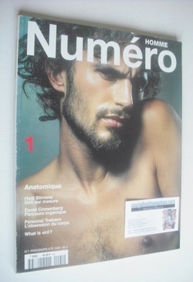 <!--2001-04-->Numero Homme magazine - Spring/Summer 2001 - Bill Gentle cove