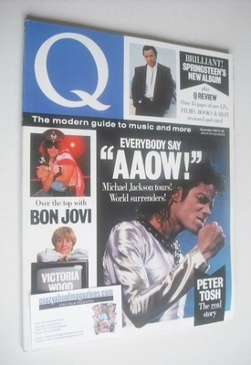 <!--1987-11-->Q magazine - Michael Jackson cover (November 1987)