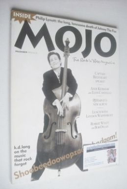 <!--1993-12-->MOJO magazine - K D Lang cover (December 1993 - Issue 2)