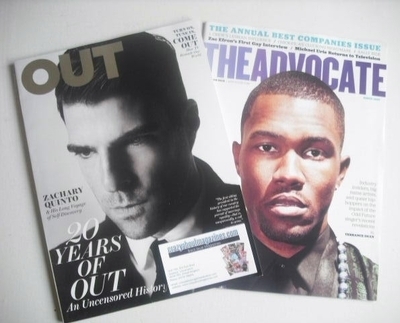 <!--2012-10-->Out magazine - Zachary Quinto cover (October 2012)