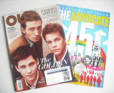 Out magazine - The Golden Boys cover (September 2012)