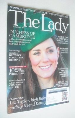 <!--2014-01-10-->The Lady magazine (10 January 2014 - Kate Middleton cover)