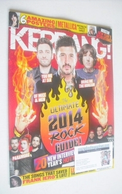 Kerrang magazine - The Ultimate 2014 Rock Guide cover (4 January 2014 - Issue 1498)