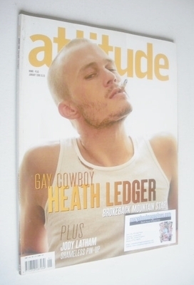 Attitude magazine - Heath Ledger cover (January 2006)