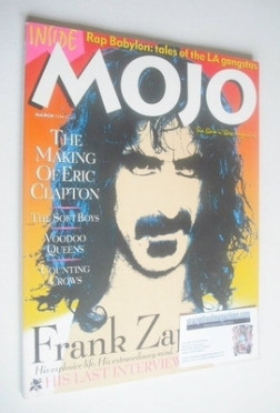 <!--1994-03-->MOJO magazine - Frank Zappa cover (March 1994 - Issue 4)
