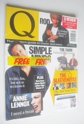 Q magazine - Jim Kerr cover (May 1991)