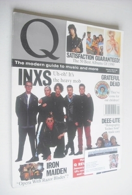 Q magazine - INXS cover (January 1991)