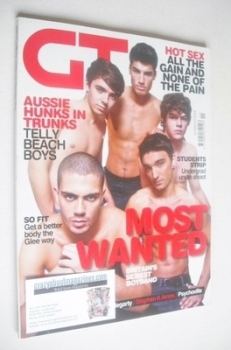 Gay Times magazine - The Wanted cover (November 2010)