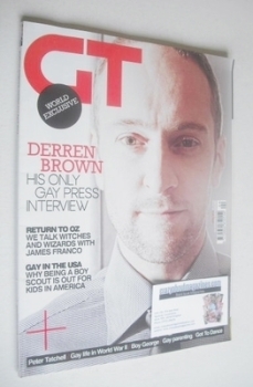 Gay Times magazine - Derren Brown cover (April 2013)