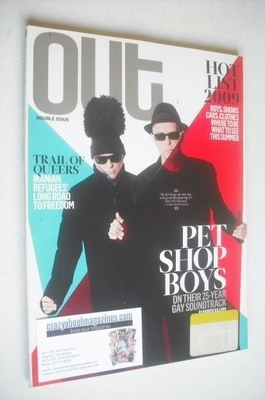 <!--2009-06-->Out magazine - Pet Shop Boys cover (June/July 2009)