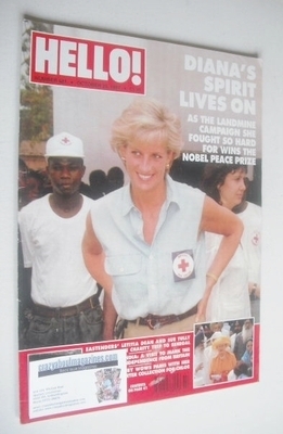 Hello! magazine - Princess Diana cover (25 October 1997 - Issue 481)